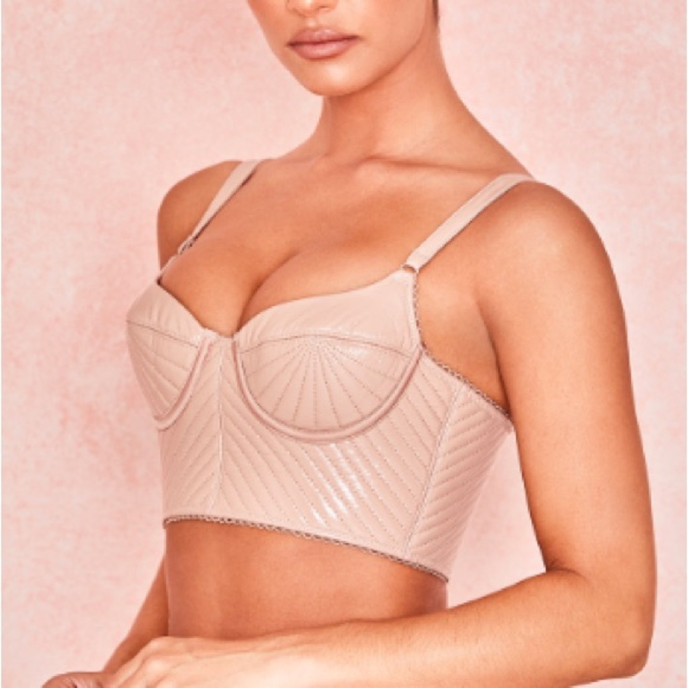 House of CB Nude Bustier Top